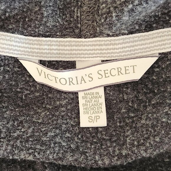 Y2K Victoria’s Secret Sz S VS Angel Gray Pullover hoodie Women's athleisure Cozy - Picture 8 of 11